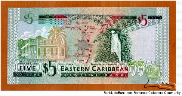 Banknote from Antigua and Barbuda year 2003