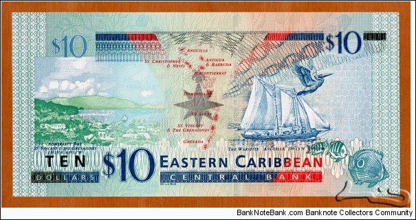 Banknote from Saint Kitts year 2003