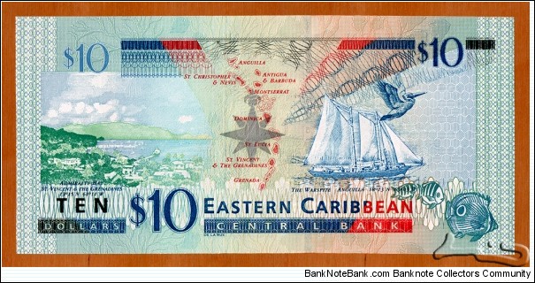 Banknote from Saint Vincent year 2003