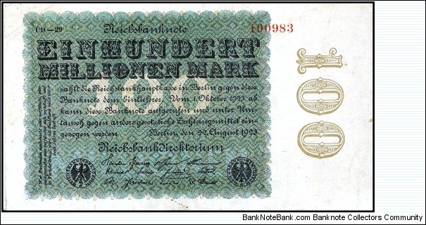 Inflationary Note Banknote