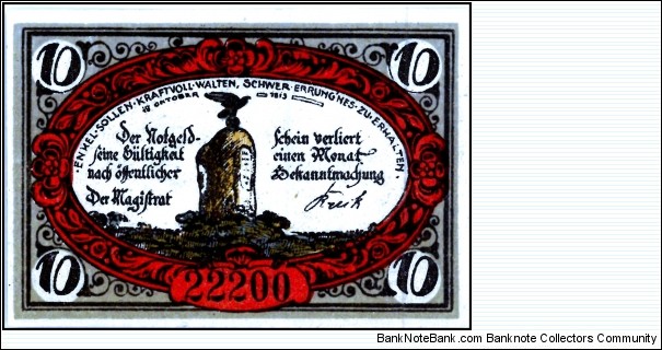 Notgeld: Freienwald Banknote