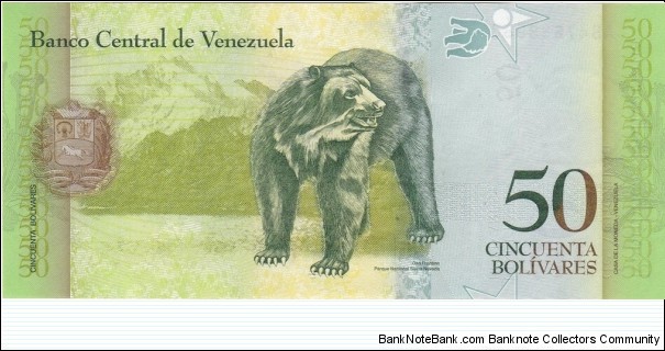 Banknote from Venezuela year 2015