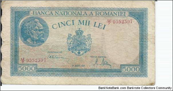 5.000 Lei - pk 56a Banknote