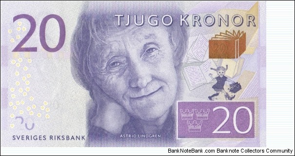 Sweden 20 kronor 2015 Banknote