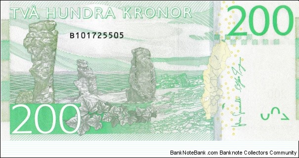 Banknote from Sweden year 2015