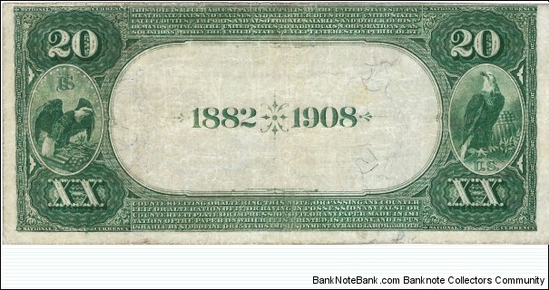 Banknote from USA year 1900