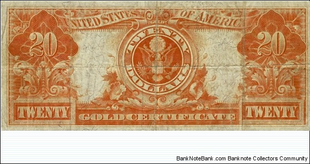 Banknote from USA year 1906