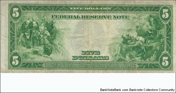 Banknote from USA year 1914