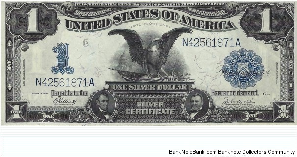 USA 1 Dollar
1899
Silver Certificate Banknote
