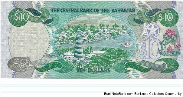 Banknote from Bahamas year 2000