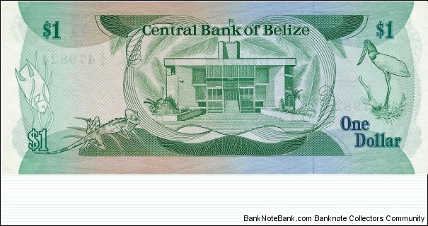 Banknote from Belize year 1983
