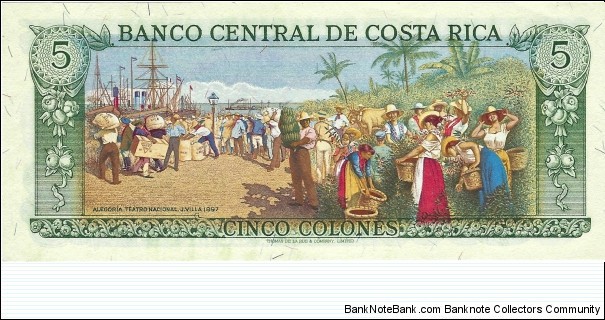 Banknote from Costa Rica year 1983