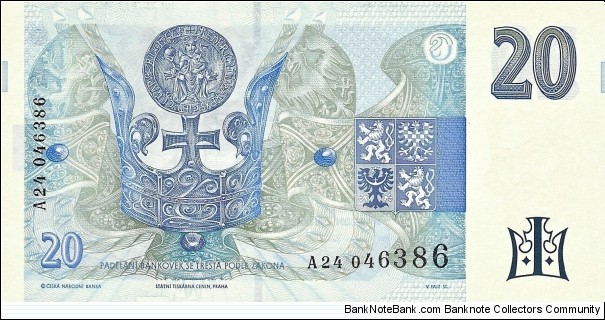 Banknote from Czech Republic year 1994