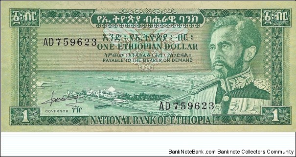 ETHIOPIA 1 Dollar
1966 Banknote