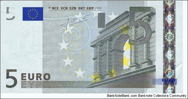 EUROPEAN UNION 5 Euro
2002 Banknote