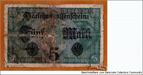 Banknote from Germany year 1917