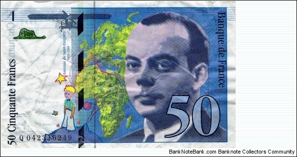 FRANCE 50 Francs
1997 Banknote