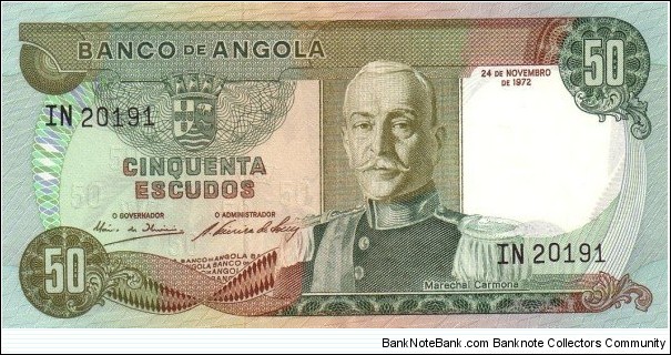 50 Angolan escudo Banknote