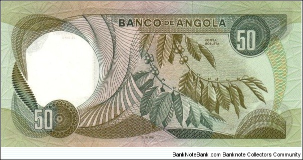 Banknote from Angola year 1972