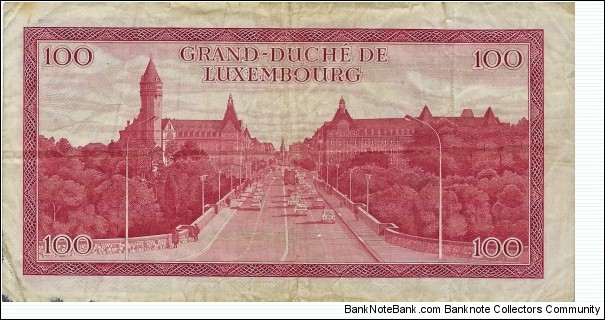 Banknote from Luxembourg year 1970
