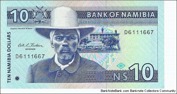 NAMIBIA 10 Dollars
1993 Banknote