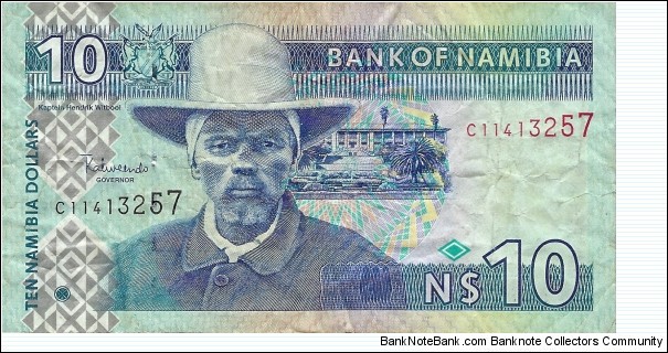 NAMIBIA 10 Dollars
2001 Banknote