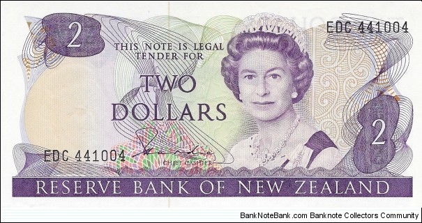 NEW ZEALAND 2 Dollars
1981 Banknote