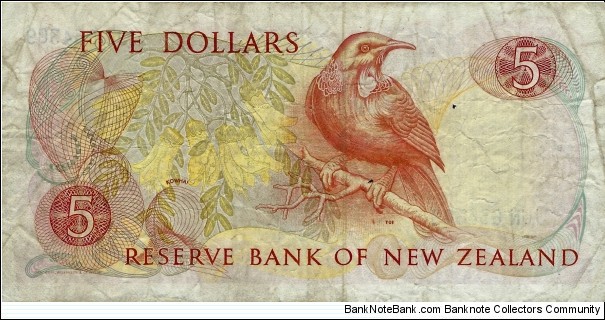 Banknote from New Zealand year 1992