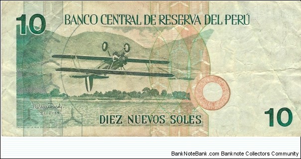 Banknote from Peru year 1991