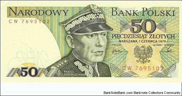 POLAND 50 Zlotych
1979 Banknote