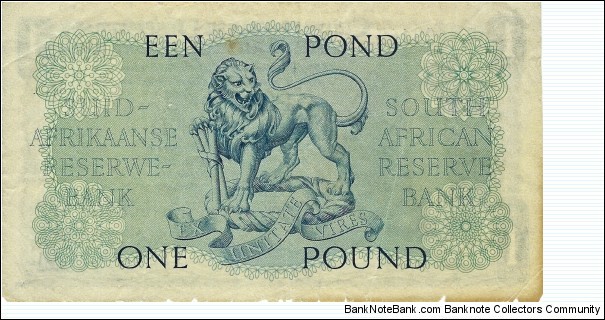 Banknote from South Africa year 1954