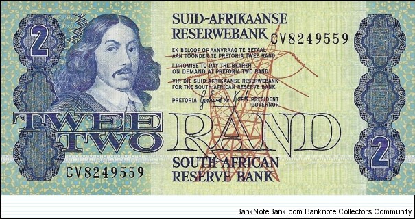 SOUTH AFRICA 2 Rand
1978 Banknote