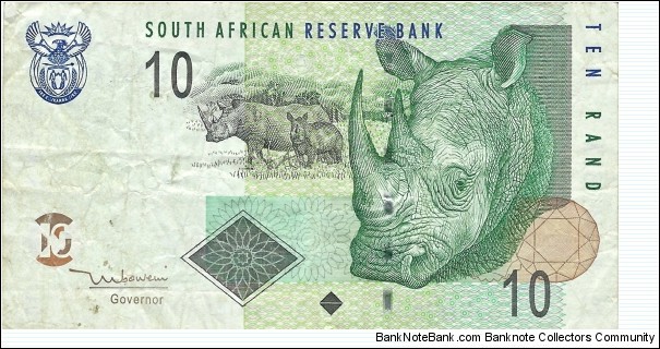 SOUTH AFRICA 10 Rand
2005 Banknote