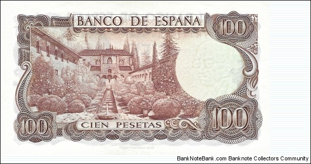 Banknote from Spain year 1970