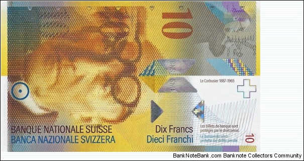 SWITZERLAND 10 Francs
1995 Banknote