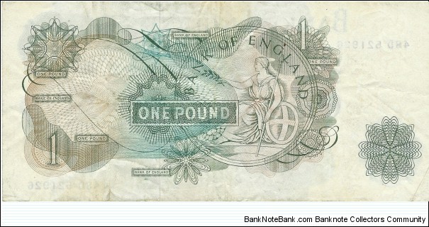 Banknote from United Kingdom year 1960