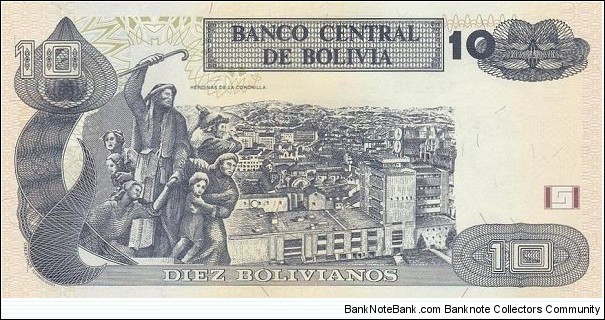 Banknote from Bolivia year 2013