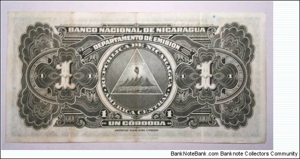 Banknote from Nicaragua year 1944