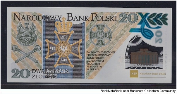 Banknote from Poland year 2014