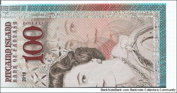 PITCARIN ISLAND - 100 Dollars - pk NL - Private Issue - Polymer - Not Legal Tender  Banknote