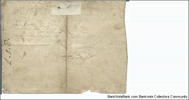 Banknote from Italy year 1799