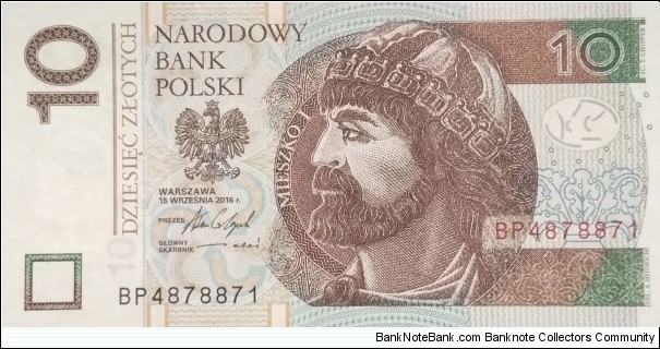 Poland 10 Złotych
BP 4878871 Banknote