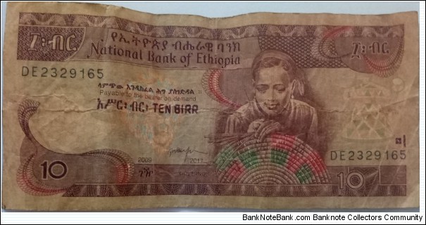 10 birr Banknote
