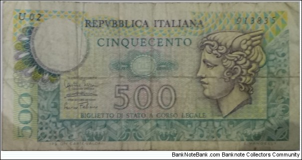 500 life.  Banknote