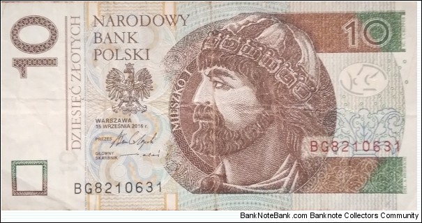 Poland 10 Złotych
BG 8210631 Banknote