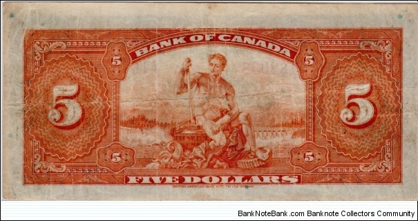 Banknote from Canada year 1935