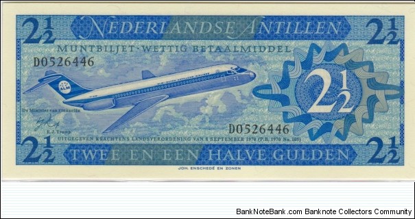 P-21a 2.5 Gulden (Gem UNC) Banknote