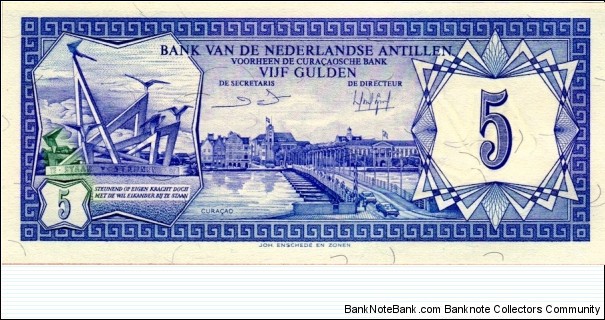 P-15b 5 Gulden (Gem UNC) Banknote