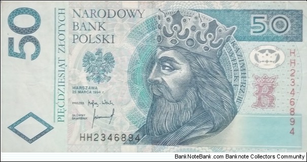 Poland 50 Złotych
HH 2346884 Banknote