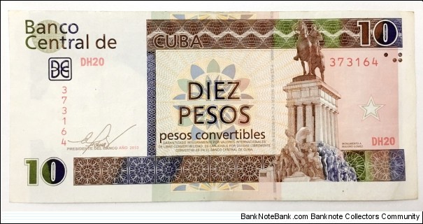 10 Pesos Convertibles Banknote